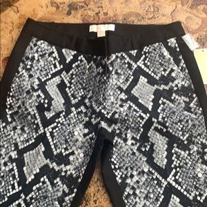 Michael Kors Snake Skin Ankle Pant